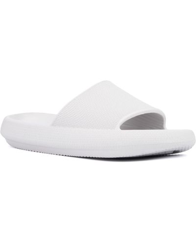 Xray Jeans Footwear Treyton Slip On Slides - White