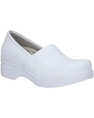 Easy Street Easy Works By Laurie Clogs - White