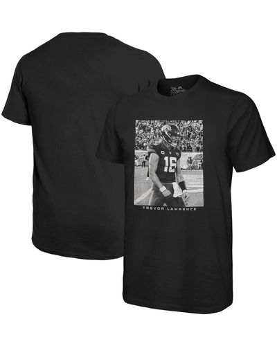 Majestic Threads Trevor Lawrence Jacksonville Jaguars Oversized Player Image T-shirt - Black