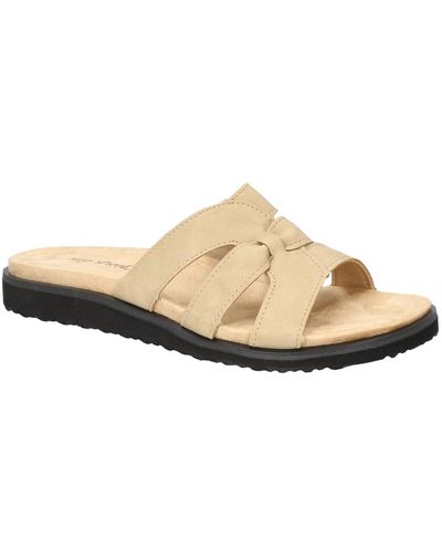 Easy Street Skai Slip-on Comfort Sandals - White