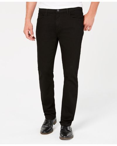 Tommy Hilfiger Straight-fit Stretch Jeans - Black