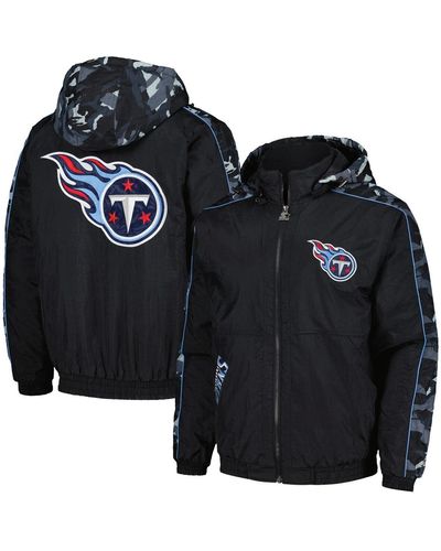 Starter Tennessee Titans Thursday Night Gridiron Full-zip Hoodie Jacket - Black