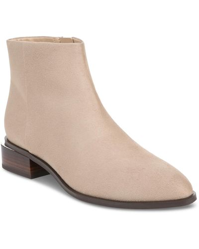 Alfani Amyy Pan Ankle Booties - Natural