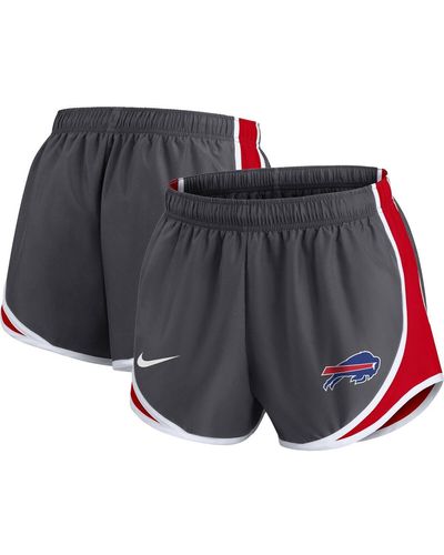 Nike Charcoal Kansas City Chiefs Plus Size Logo Performance Tempo Shorts - Gray