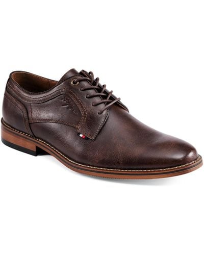 Tommy Hilfiger Benty Lace-up Casual Oxford Shoes - Brown