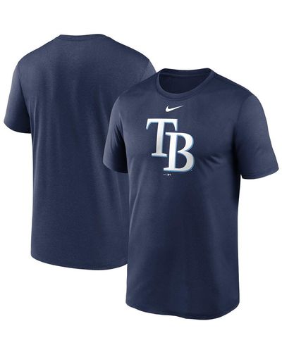 Nike Navy Detroit Tigers Big And Tall Logo Legend Performance T-shirt - Blue