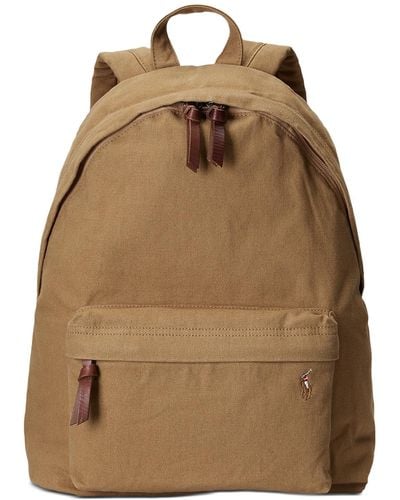 Polo Ralph Lauren Canvas Backpack - Brown