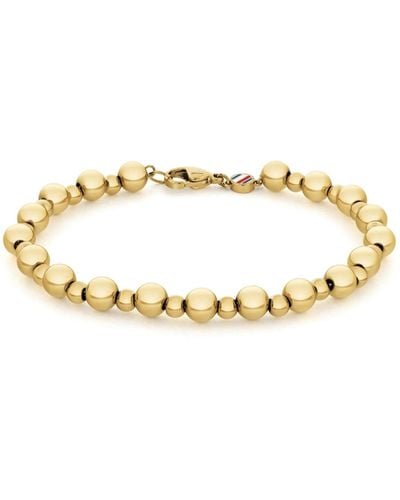 Tommy Hilfiger Bead Chain Bracelet - Metallic