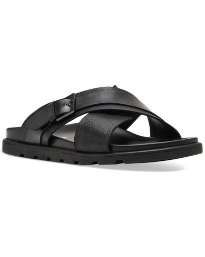 Steve Madden Atler Strap Sandals - Black