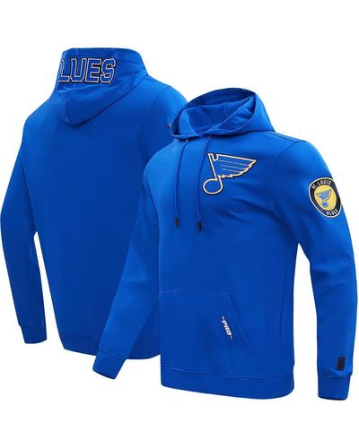 Pro Standard St. Louis S Classic Pullover Hoodie - Blue