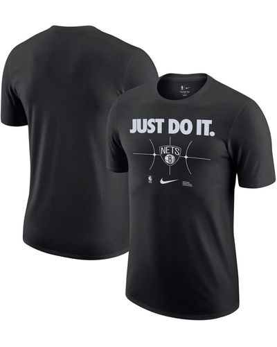 Nike Brooklyn Nets Just Do It T-shirt - Black