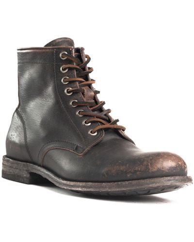 Frye Tyler Lace-up Boots - Black