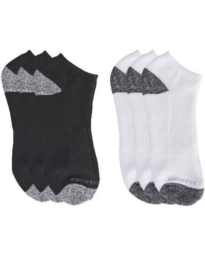 Geoffrey Beene Cushioned Low Cut Socks - White
