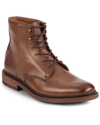 Frye James Lace-up Boots - Brown
