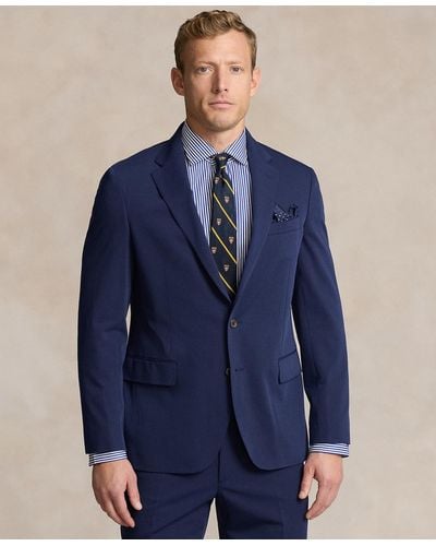Polo Ralph Lauren Single-breasted Twill Sport Coat - Blue