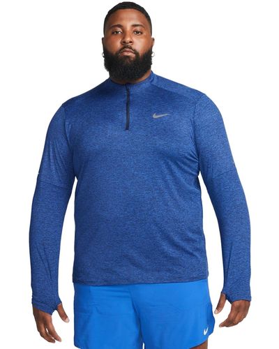Nike Element Running Quarter-zip - Blue