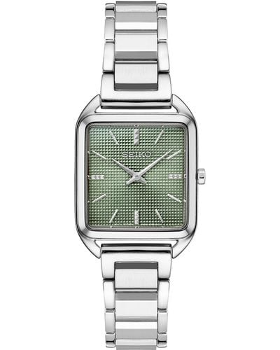 Seiko Essentials Stainless Steel Bracelet Watch 26mm - Gray