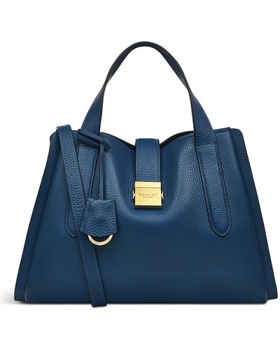 Radley Sloane Street Medium Leather Grab Bag - Blue