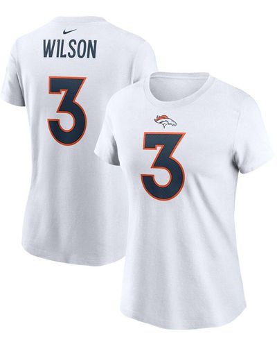 Men's Nike Russell Wilson White Denver Broncos Game Jersey