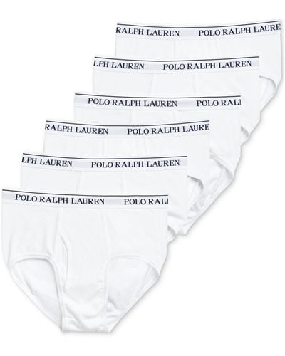 Polo Ralph Lauren 6-pack Midrise Briefs - White