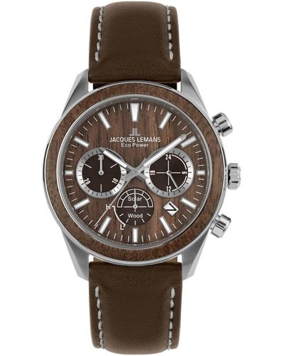 Jacques Lemans Eco Power Watch - Brown