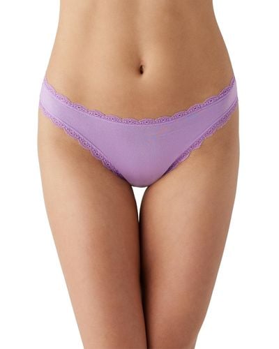 B.tempt'd By Wacoal Inspired Eyelet Thong Underwear 972219 - Purple