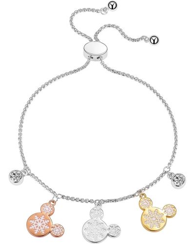 Crystal Clear Mickey Mouse Bracelet for New Year Sparkle - Jewelry -