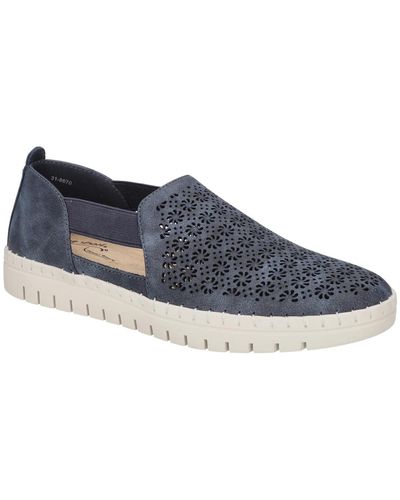 Easy Street Megafresh Comfort Flats - Blue