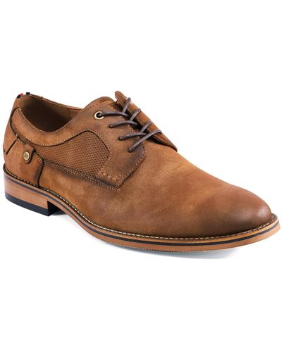 Tommy Hilfiger Brayo Lace-up Dress Oxford Shoes - Brown
