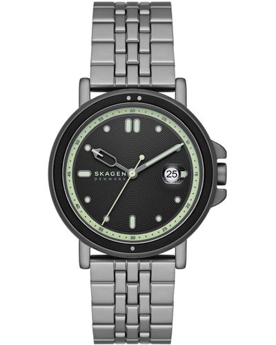 Skagen Signatur Sport Three Hand Date Stainless Steel Watch 40mm - Gray