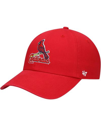 '47 St. Louis Cardinals Clean Up Adjustable Hat - Red
