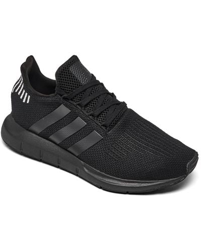 adidas Swift Run 1.0 Casual Sneakers From Finish Line - Black