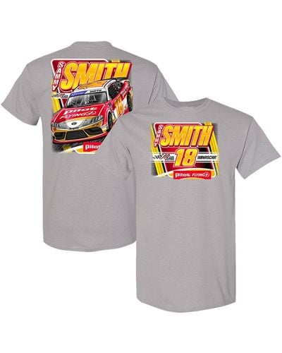 Joe Gibbs Racing Team Collection Sammy Smith 2023 #18 Pilot/flying J T-shirt - Gray