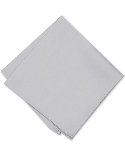 Alfani Solid Pocket Square - Gray