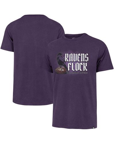 '47 Distressed Baltimore Ravens Regional Franklin T-shirt - Purple