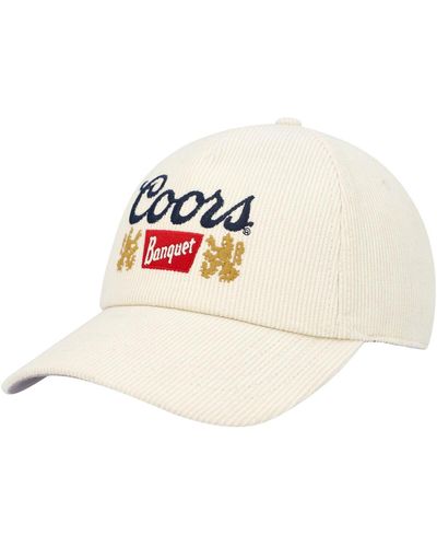 American Needle Coors Roscoe Corduroy Adjustable Hat - White
