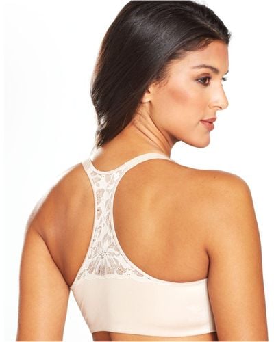 Lilyette By Bali Elegant Lift & Smooth Front Close T-back Bra 830 - Natural