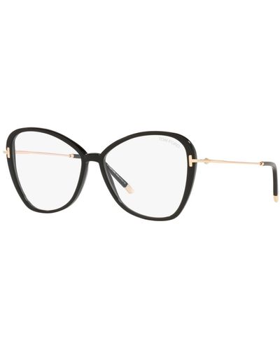 Tom Ford Ft5769-b Butterfly Eyeglasses - Metallic