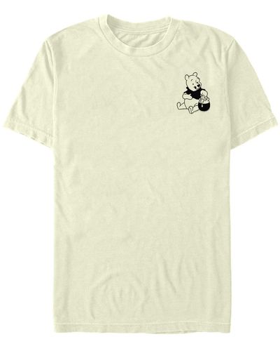 Fifth Sun Vintage-like Winnie Short Sleeve Crew T-shirt - Natural