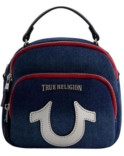 True Religion S Convertible Mini Backpack - Blue