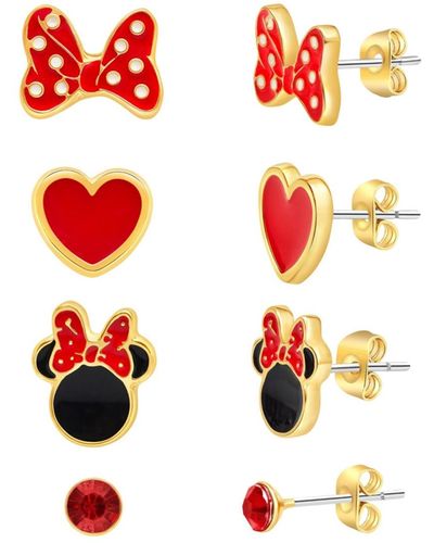 Disney Minnie Mouse Classic Fashion Stud Earring - White