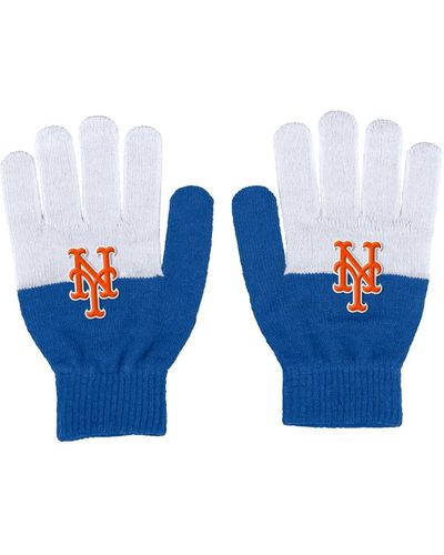 WEAR by Erin Andrews New York Mets Color-block Gloves - Blue