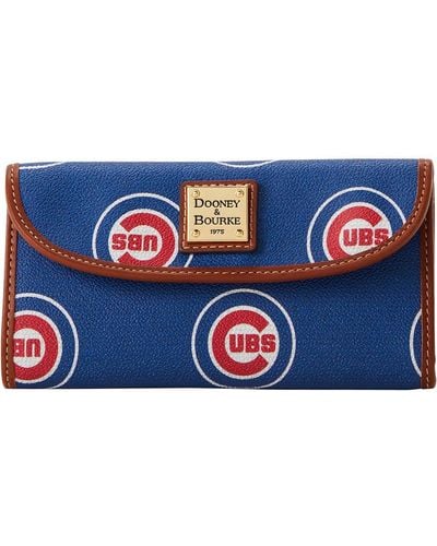 Dooney & Bourke Chicago Cubs Sporty Monogram Continental Clutch - Blue