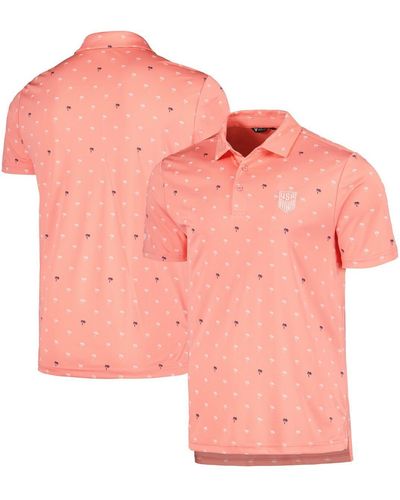 Levelwear Usmnt Groove Performance Polo - Pink