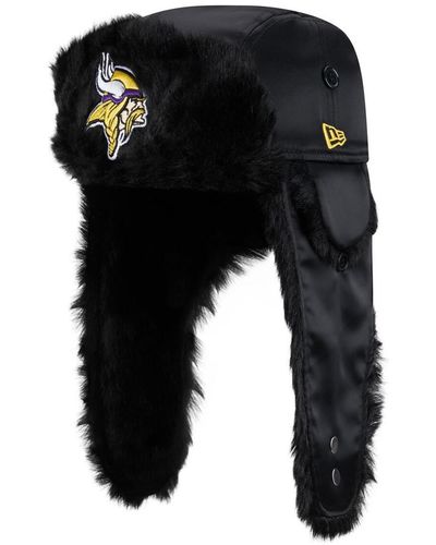 KTZ Minnesota Vikings Trapper Hat - Black