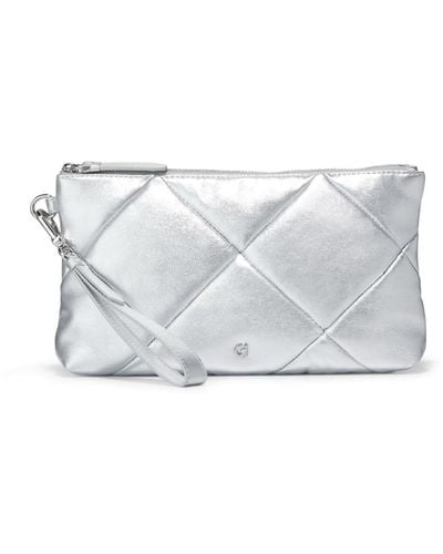 Cole Haan Essential Quilted Leather Clutch - Gray