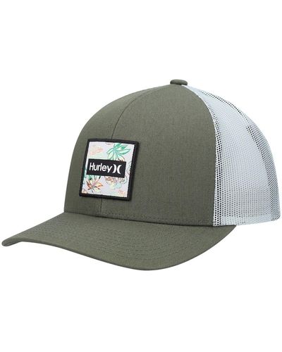 Hurley Seacliff Trucker Snapback Hat - Green