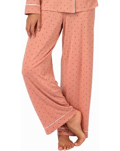 Lively The All-day Lounge Print Pants - Pink