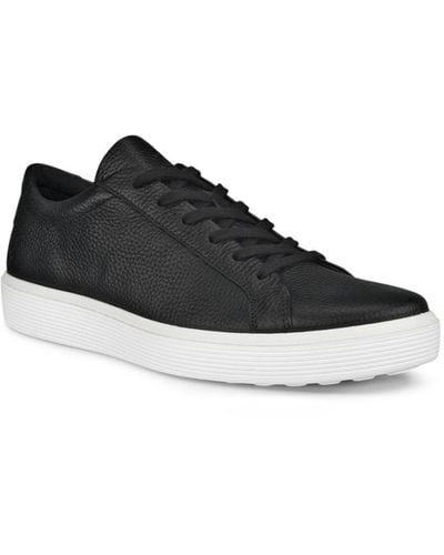 Ecco Soft 60 Lace Up Sneakers - Black