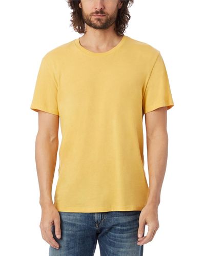 Alternative Apparel Crew T-shirt - Yellow